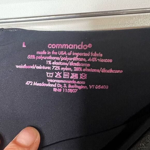 Commando Faux Leather Pants Pull On Stretch - Picture 5 of 8